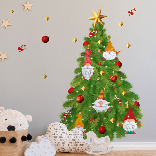 Wayfair Christmas Trees And Flower Wall Decals You Ll Love In 2024   Trees   Flowers Wall Decal 